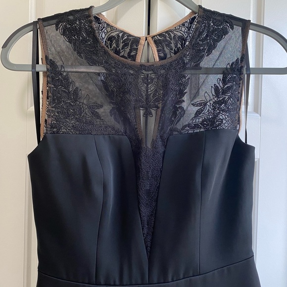 BCBG - little black dress with sheer lace top - Picture 8 of 8